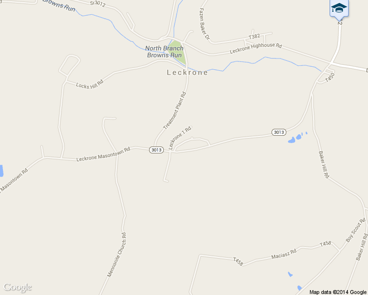 map of restaurants, bars, coffee shops, grocery stores, and more near 115 Emery Heights Road in Masontown