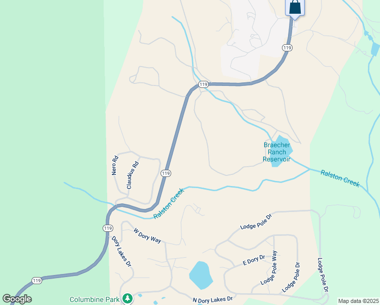 map of restaurants, bars, coffee shops, grocery stores, and more near Unnamed Road in Black Hawk