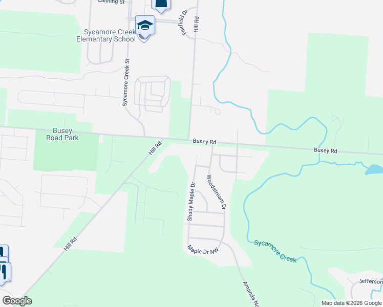 map of restaurants, bars, coffee shops, grocery stores, and more near 8441 Shady Maple Court in Canal Winchester