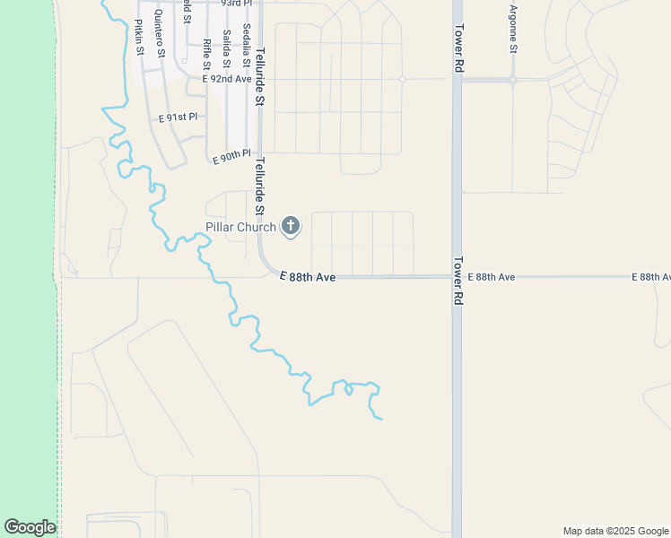 map of restaurants, bars, coffee shops, grocery stores, and more near 18024 East 88th Avenue in Commerce City