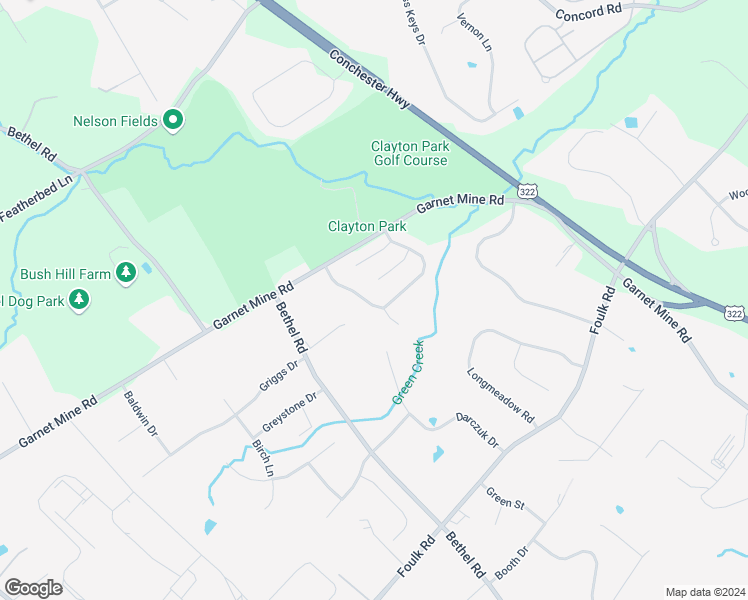 map of restaurants, bars, coffee shops, grocery stores, and more near 3163 Woods Edge Drive in Garnet Valley