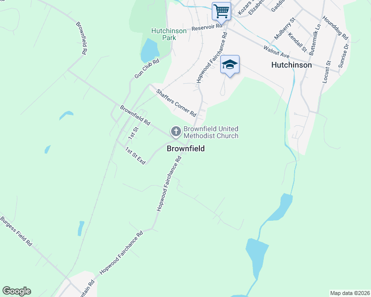 map of restaurants, bars, coffee shops, grocery stores, and more near 207 2nd Street in Uniontown