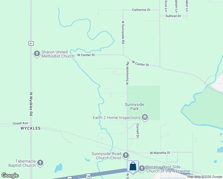 map of restaurants, bars, coffee shops, grocery stores, and more near 1617 Huff Street in Decatur