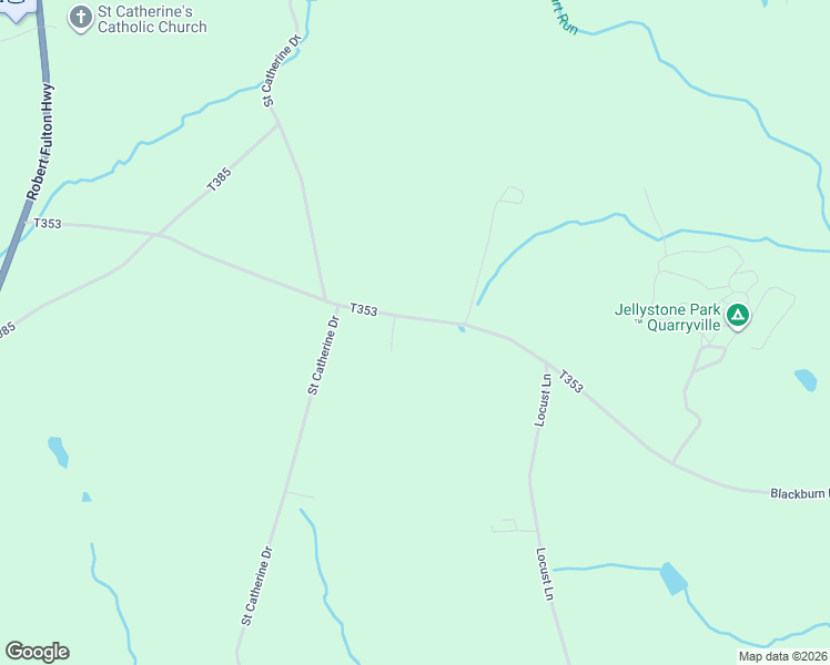 map of restaurants, bars, coffee shops, grocery stores, and more near 210 Blackburn Road in Quarryville