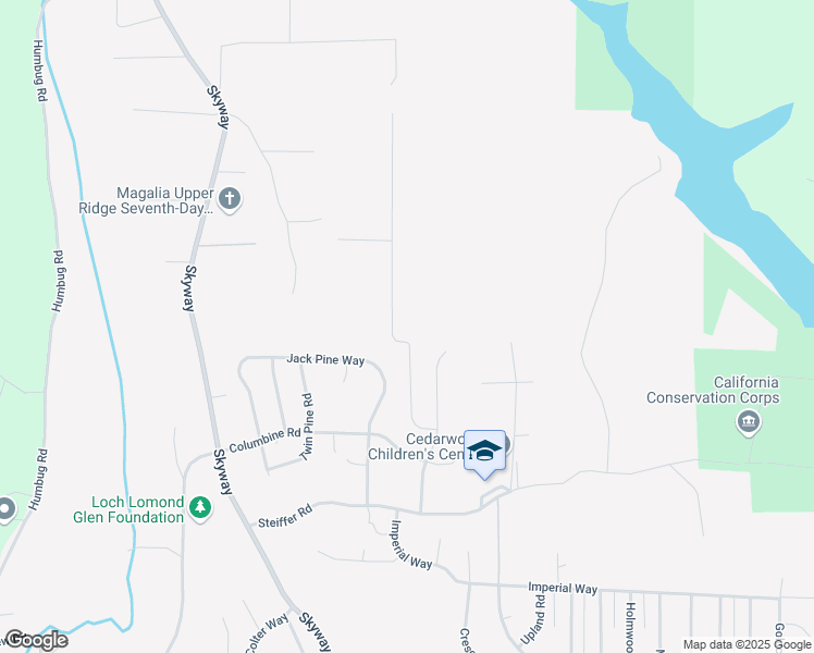 map of restaurants, bars, coffee shops, grocery stores, and more near 15126 Torey Pine Road in Magalia
