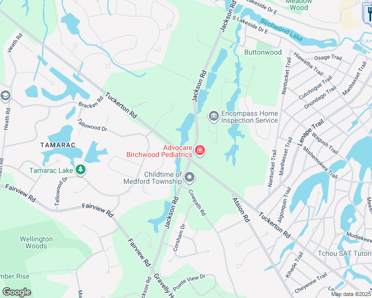 map of restaurants, bars, coffee shops, grocery stores, and more near 128 Jackson Rd in Medford