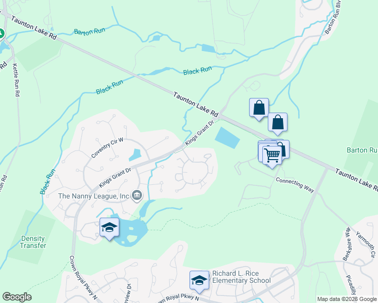 map of restaurants, bars, coffee shops, grocery stores, and more near 13 Woodlake Drive in Evesham