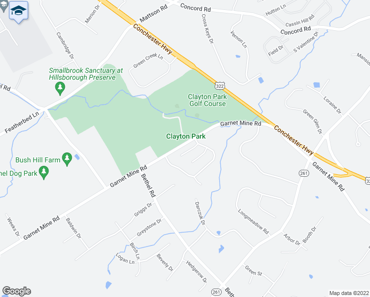 map of restaurants, bars, coffee shops, grocery stores, and more near 3135 Fieldstone Court in Garnet Valley