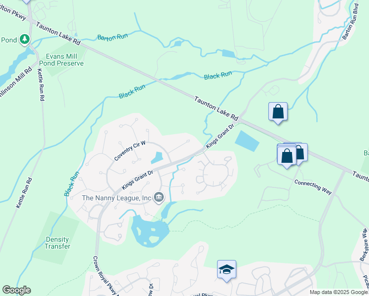 map of restaurants, bars, coffee shops, grocery stores, and more near 13 Chelsea Court in Evesham