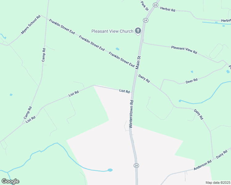 map of restaurants, bars, coffee shops, grocery stores, and more near 4726 List Road in Red Lion