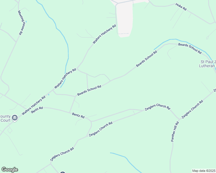 map of restaurants, bars, coffee shops, grocery stores, and more near 4590 Beards School Road in Spring Grove