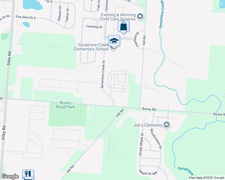 map of restaurants, bars, coffee shops, grocery stores, and more near 112 Autumn Ridge Drive in Pickerington