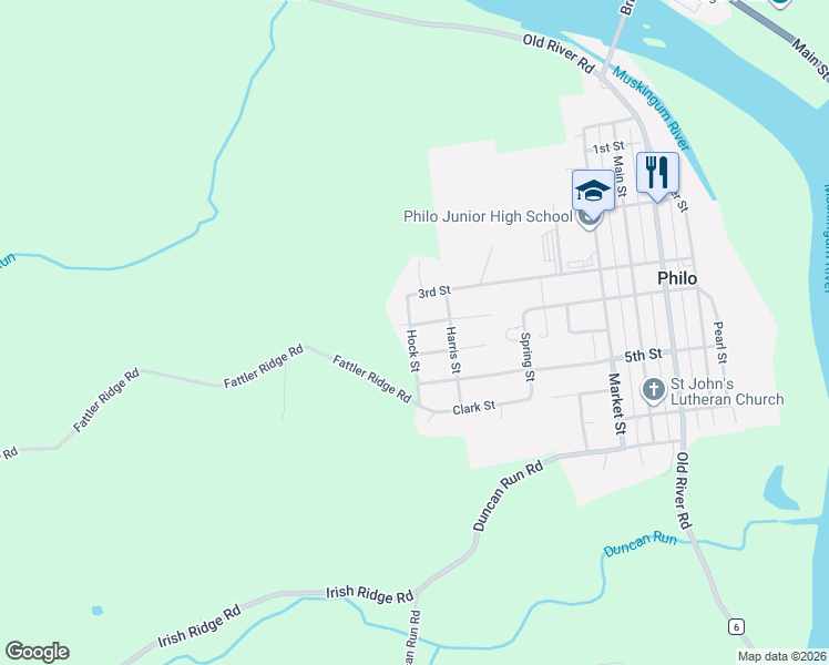 map of restaurants, bars, coffee shops, grocery stores, and more near 828 4th Street in Philo
