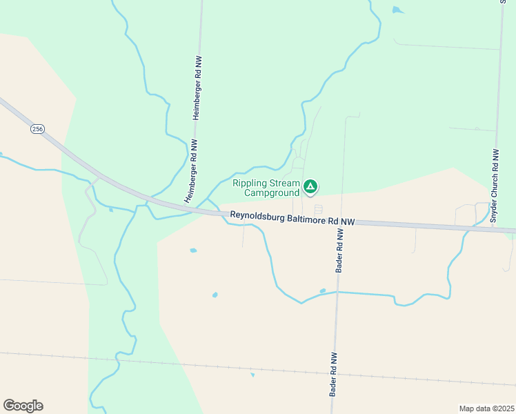 map of restaurants, bars, coffee shops, grocery stores, and more near 3780 Reynoldsburg Baltimore Road Northwest in Baltimore