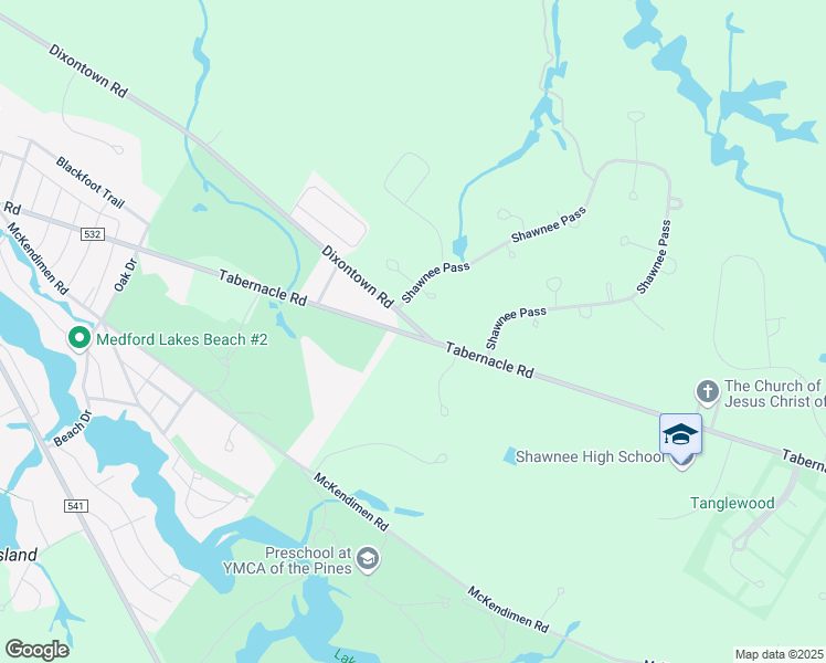 map of restaurants, bars, coffee shops, grocery stores, and more near 449 Tabernacle Road in Medford