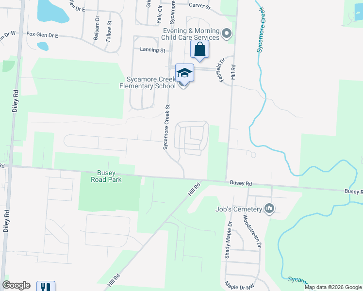 map of restaurants, bars, coffee shops, grocery stores, and more near 112 Autumn Ridge Drive in Pickerington