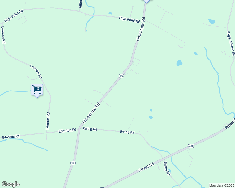 map of restaurants, bars, coffee shops, grocery stores, and more near 1784 Limestone Road in Cochranville