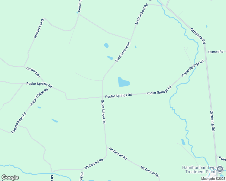 map of restaurants, bars, coffee shops, grocery stores, and more near 375 Poplar Springs Road in Orrtanna
