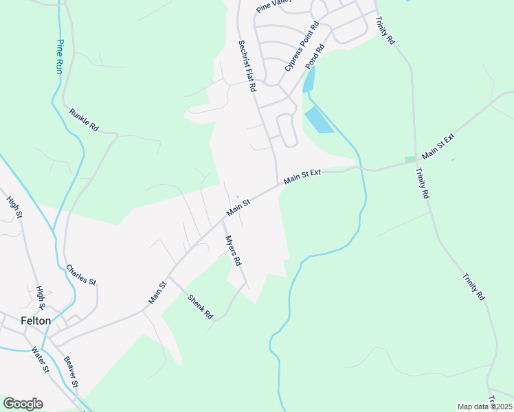 map of restaurants, bars, coffee shops, grocery stores, and more near 479 Main Street in Felton