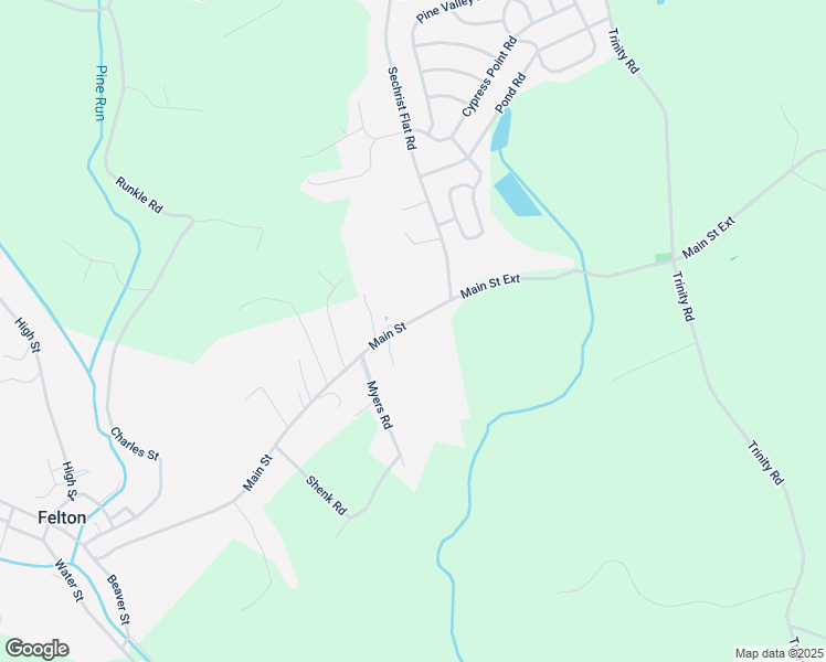 map of restaurants, bars, coffee shops, grocery stores, and more near 479 Main Street in Felton
