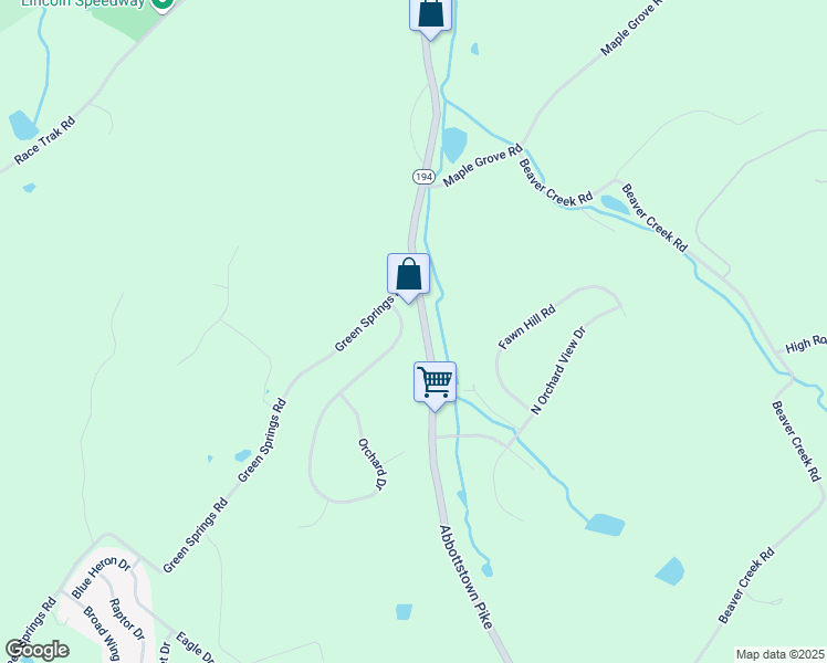 map of restaurants, bars, coffee shops, grocery stores, and more near 18 Orchard Drive in Hanover