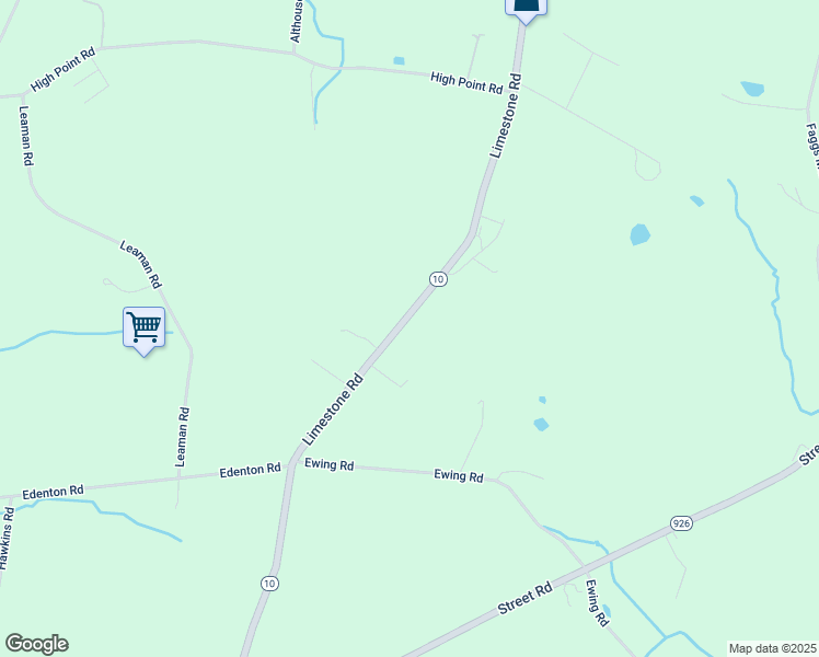 map of restaurants, bars, coffee shops, grocery stores, and more near 1784 Limestone Road in Cochranville