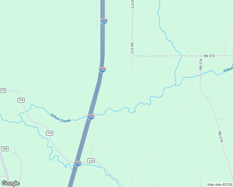 map of restaurants, bars, coffee shops, grocery stores, and more near 16900 Road 372 in Saint Joseph