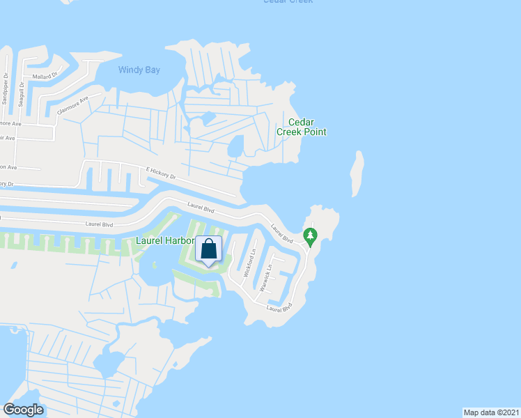 map of restaurants, bars, coffee shops, grocery stores, and more near 1166 Laurel Boulevard in Lacey Township