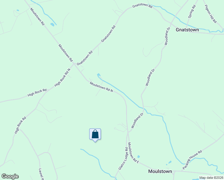 map of restaurants, bars, coffee shops, grocery stores, and more near 1153 Moulstown Road in Hanover