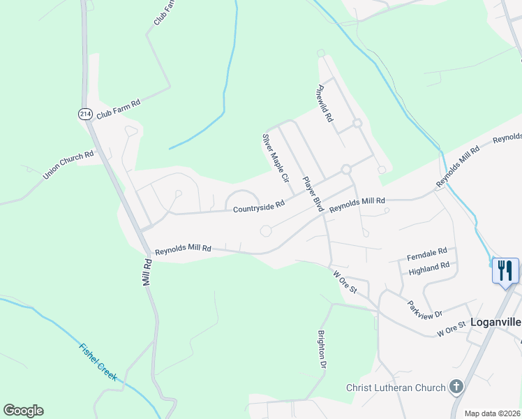 map of restaurants, bars, coffee shops, grocery stores, and more near 813 Countryside Rd in Seven Valleys