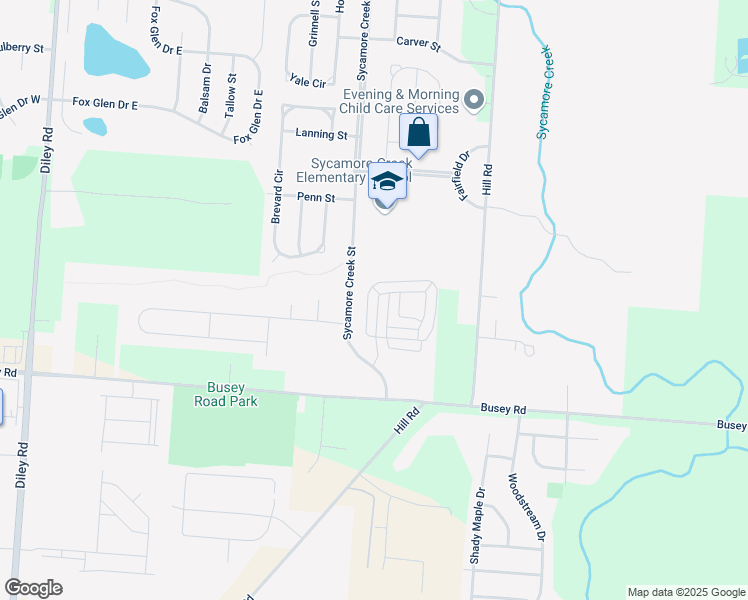 map of restaurants, bars, coffee shops, grocery stores, and more near 260 Autumn Ridge Circle in Pickerington