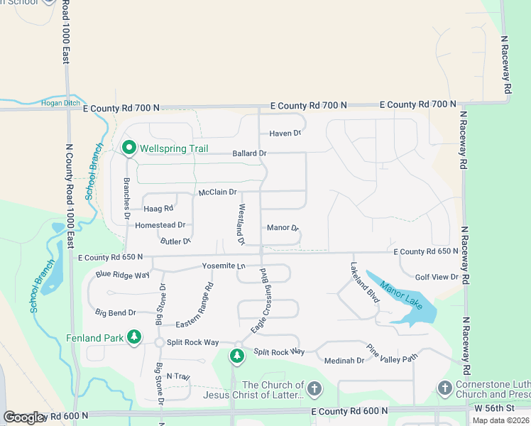 map of restaurants, bars, coffee shops, grocery stores, and more near 6623 Eagle Crossing Boulevard in Brownsburg