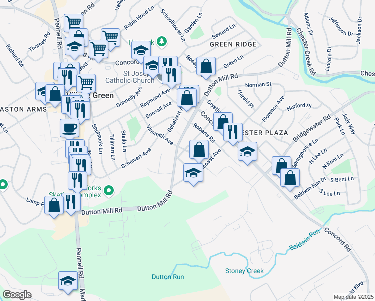 map of restaurants, bars, coffee shops, grocery stores, and more near 113 Wellington Road in Aston