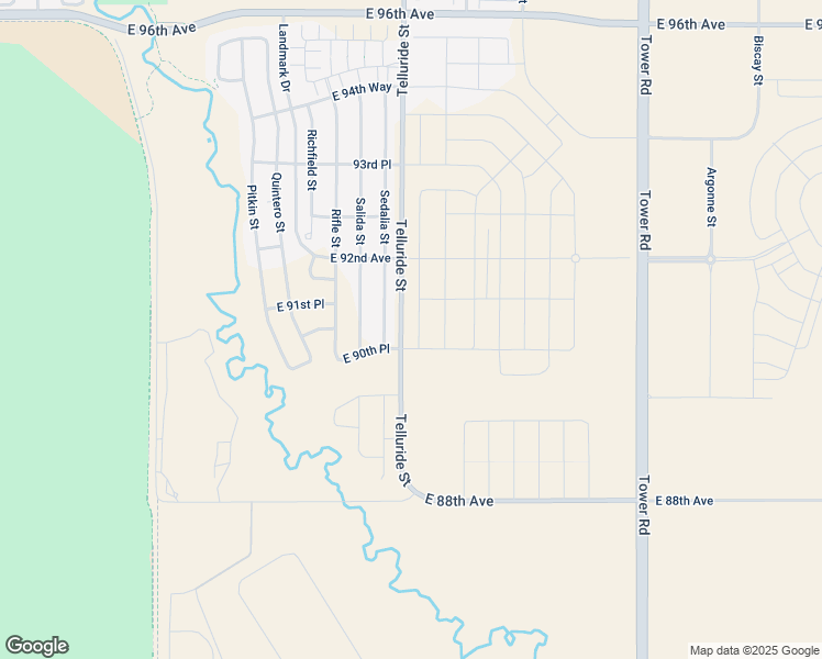 map of restaurants, bars, coffee shops, grocery stores, and more near 9062 Uravan Street in Commerce City