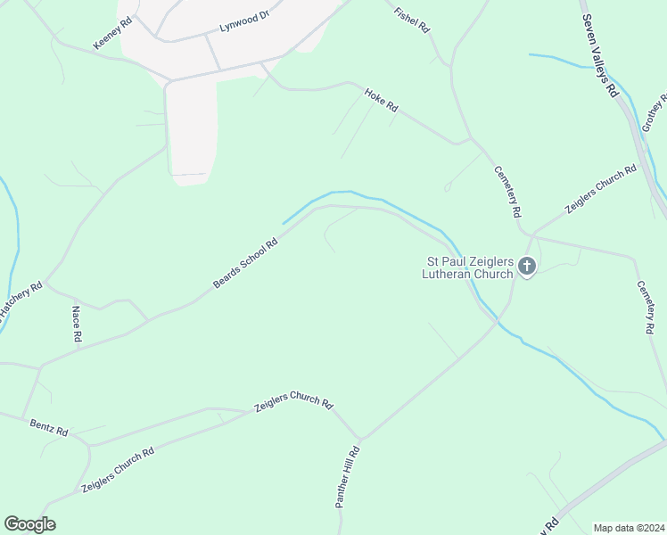 map of restaurants, bars, coffee shops, grocery stores, and more near 4440 Beards School Road in Spring Grove