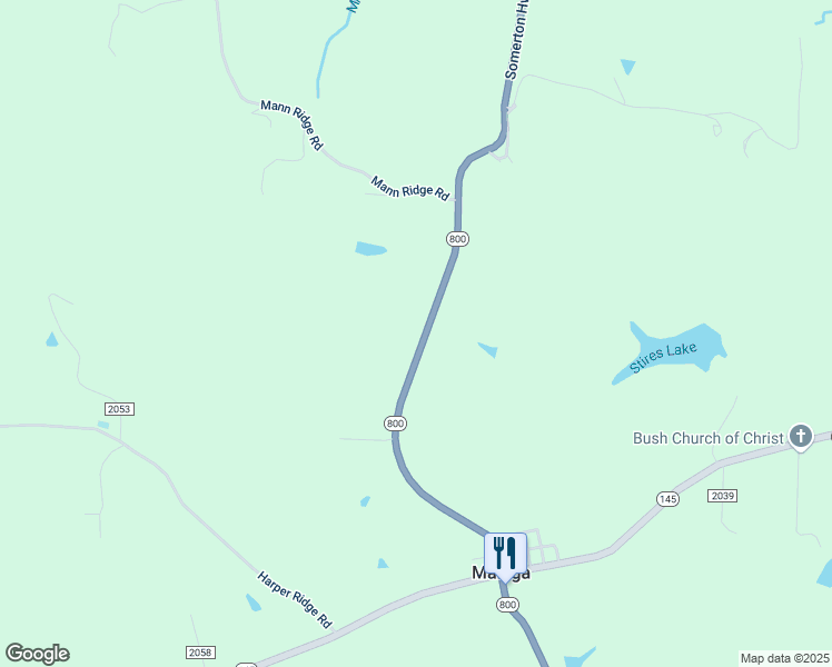 map of restaurants, bars, coffee shops, grocery stores, and more near 52729 Ohio 800 in Jerusalem