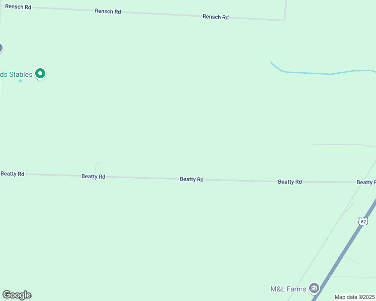 map of restaurants, bars, coffee shops, grocery stores, and more near 5140 Beatty Road in Grove City