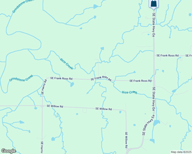 map of restaurants, bars, coffee shops, grocery stores, and more near 6605 Southeast Frank Ross Road in Cameron