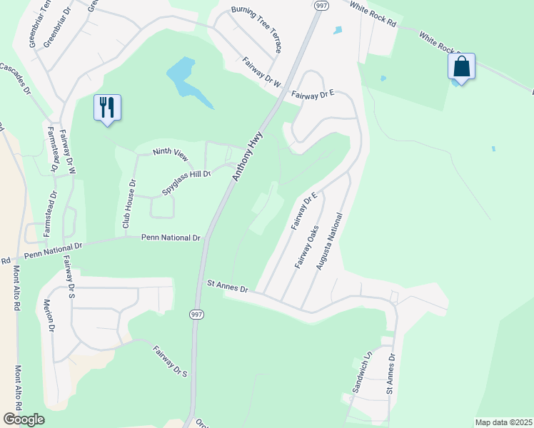 map of restaurants, bars, coffee shops, grocery stores, and more near 6897 Old Course Road in Fayetteville