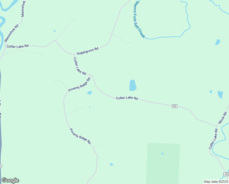 map of restaurants, bars, coffee shops, grocery stores, and more near 5820 Cutler Lake Road in Blue Rock