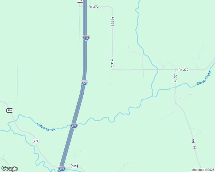 map of restaurants, bars, coffee shops, grocery stores, and more near 16900 Road 372 in Saint Joseph