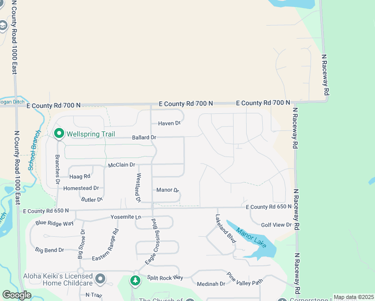 map of restaurants, bars, coffee shops, grocery stores, and more near 6757 Eastland Drive in Brownsburg