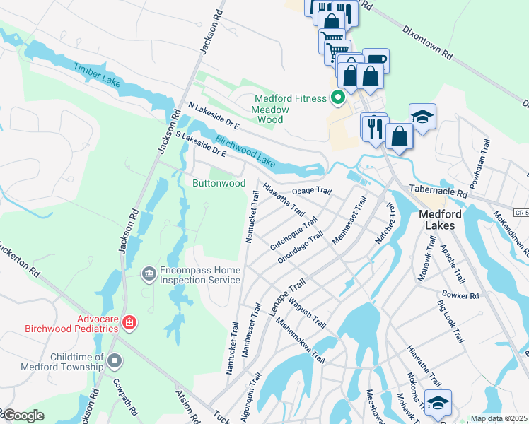 Medford Lakes NJ Walk Score