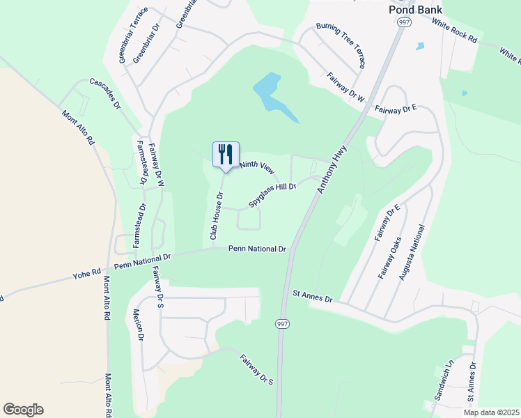 map of restaurants, bars, coffee shops, grocery stores, and more near 2384 Aronimink Circle in Fayetteville