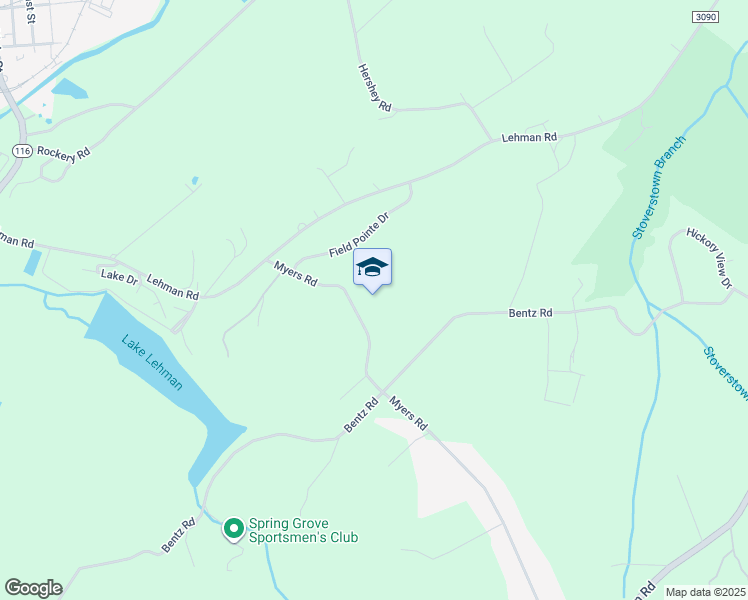 map of restaurants, bars, coffee shops, grocery stores, and more near in Spring Grove