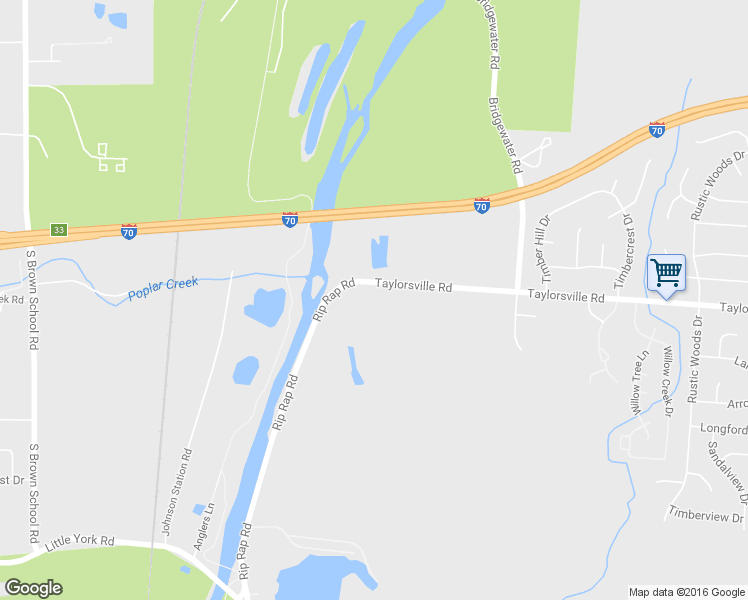 map of restaurants, bars, coffee shops, grocery stores, and more near 4240 Taylorsville Road in Dayton