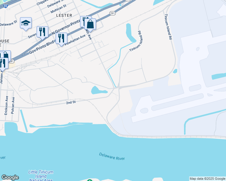 map of restaurants, bars, coffee shops, grocery stores, and more near 2nd St in Philadelphia