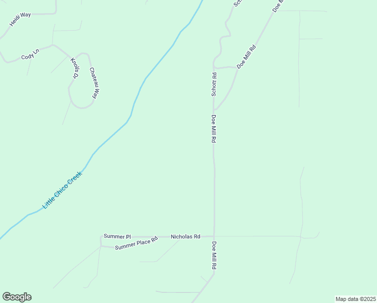 map of restaurants, bars, coffee shops, grocery stores, and more near 12979 Doe Mill Road in Magalia