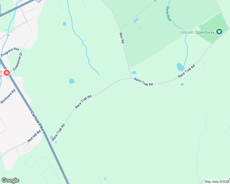 map of restaurants, bars, coffee shops, grocery stores, and more near 315 Racetrack Road in Abbottstown