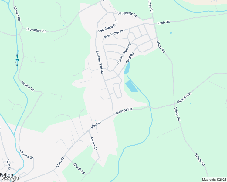 map of restaurants, bars, coffee shops, grocery stores, and more near 40 Oriole Circle in Felton